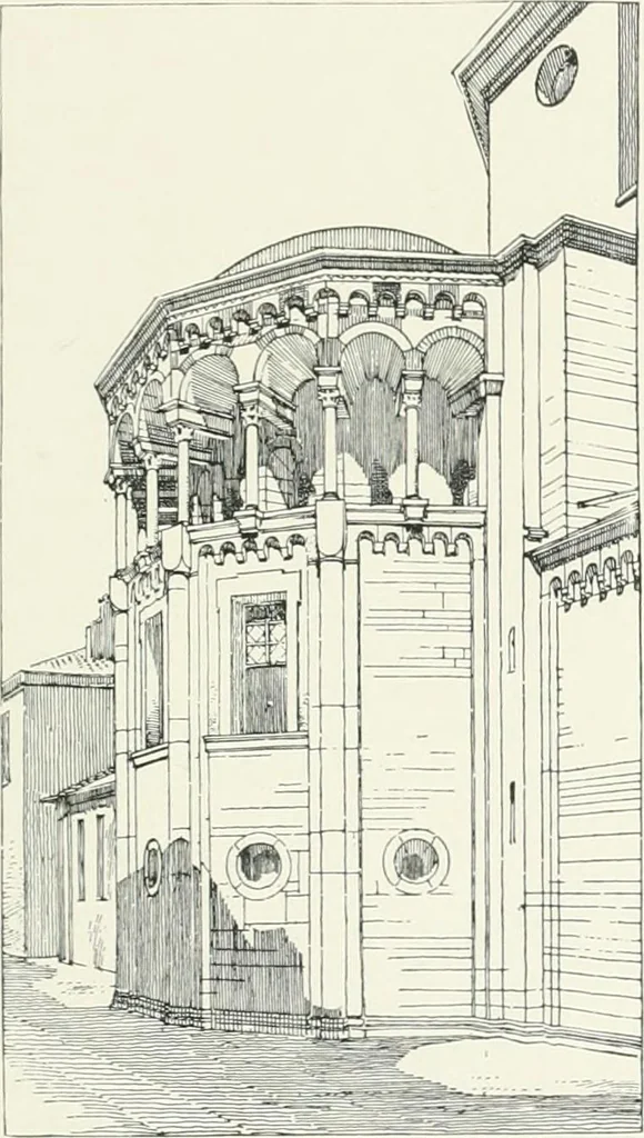 An illustration from A cyclopaedia of works of architecture in Italy, Greece, and the Levant, 1895, leaf 135
