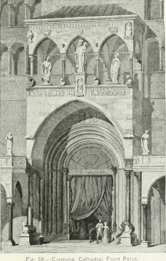 An illustration from A cyclopaedia of works of architecture in Italy, Greece, and the Levant, 1895, leaf 153
