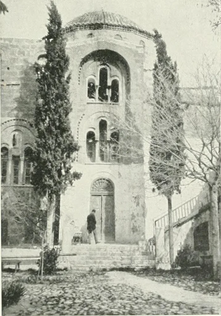 An illustration from A cyclopaedia of works of architecture in Italy, Greece, and the Levant, 1895, leaf 157