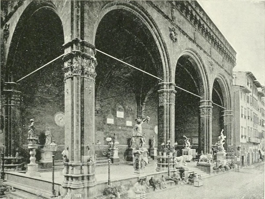 An illustration from A cyclopaedia of works of architecture in Italy, Greece, and the Levant, 1895, leaf 187