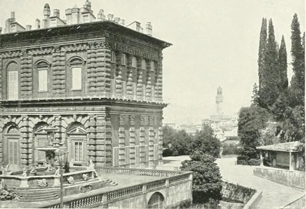 An illustration from A cyclopaedia of works of architecture in Italy, Greece, and the Levant, 1895, leaf 191