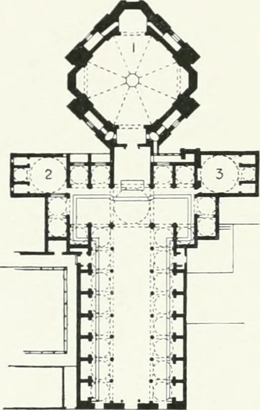 An illustration from A cyclopaedia of works of architecture in Italy, Greece, and the Levant, 1895, leaf 202