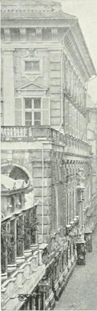An illustration from A cyclopaedia of works of architecture in Italy, Greece, and the Levant, 1895, leaf 214
