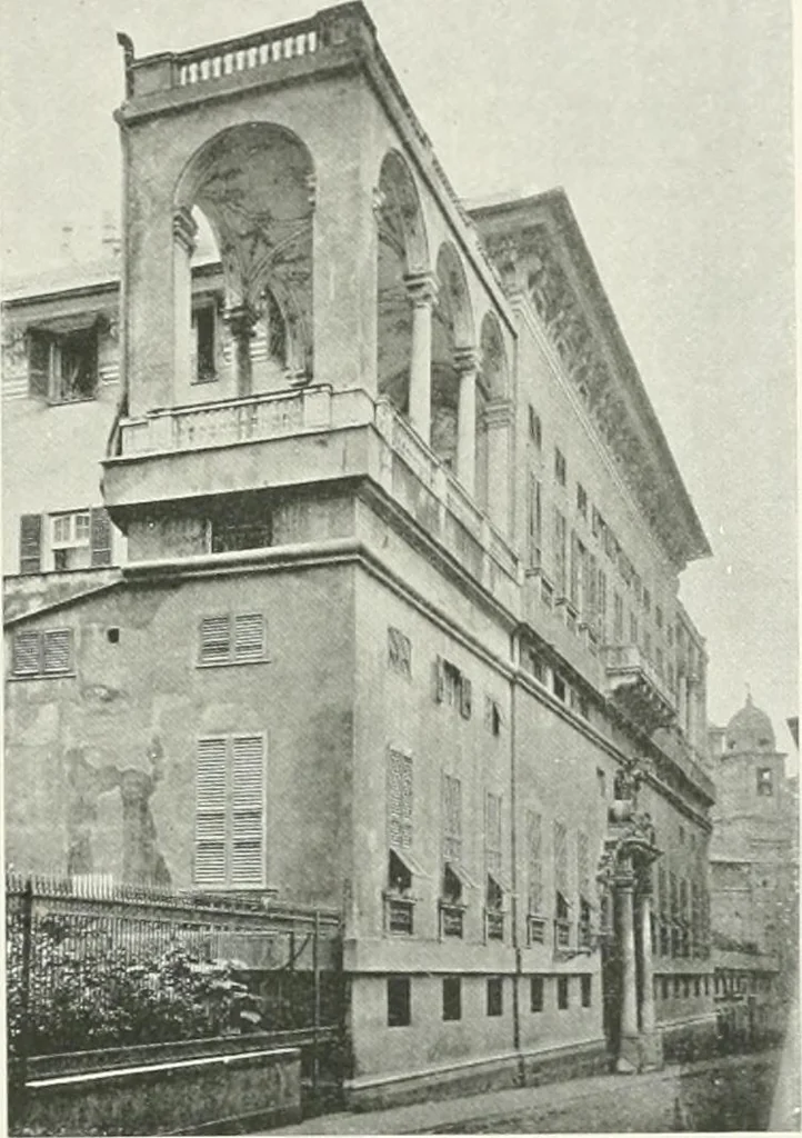 An illustration from A cyclopaedia of works of architecture in Italy, Greece, and the Levant, 1895, leaf 215