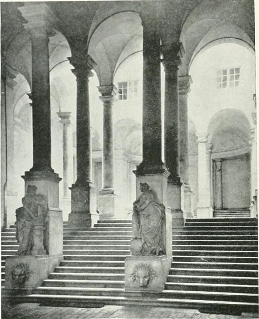 An illustration from A cyclopaedia of works of architecture in Italy, Greece, and the Levant, 1895, leaf 216