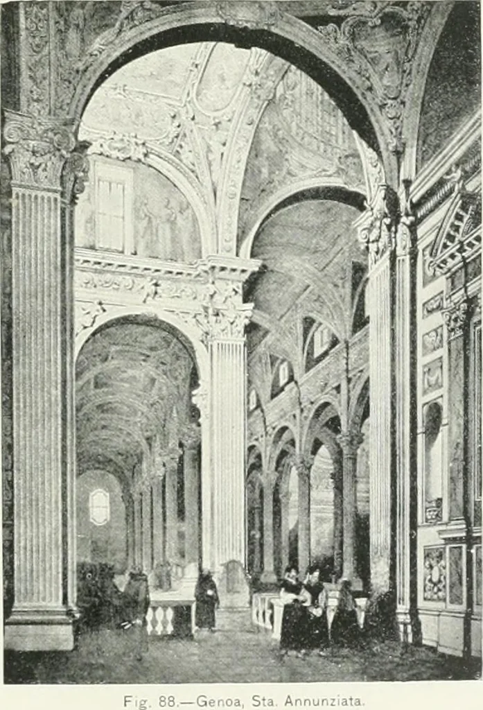 An illustration from A cyclopaedia of works of architecture in Italy, Greece, and the Levant, 1895, leaf 217