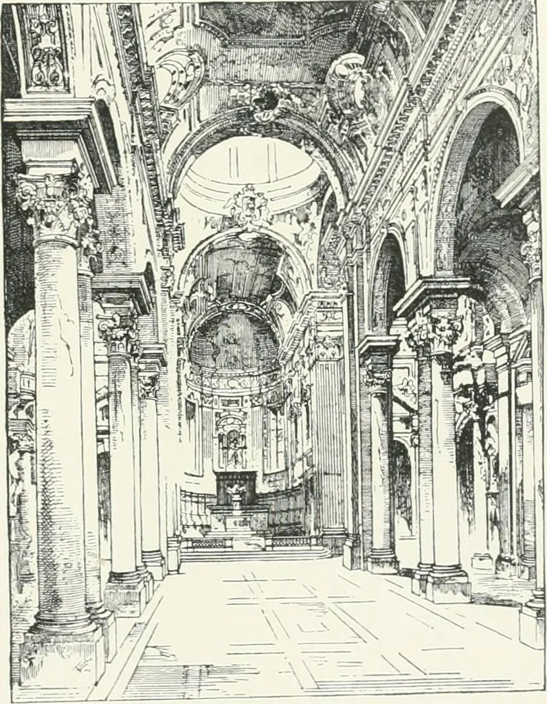 An illustration from A cyclopaedia of works of architecture in Italy, Greece, and the Levant, 1895, leaf 219