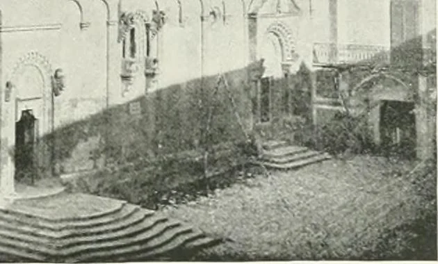 An illustration from A cyclopaedia of works of architecture in Italy, Greece, and the Levant, 1895, leaf 267