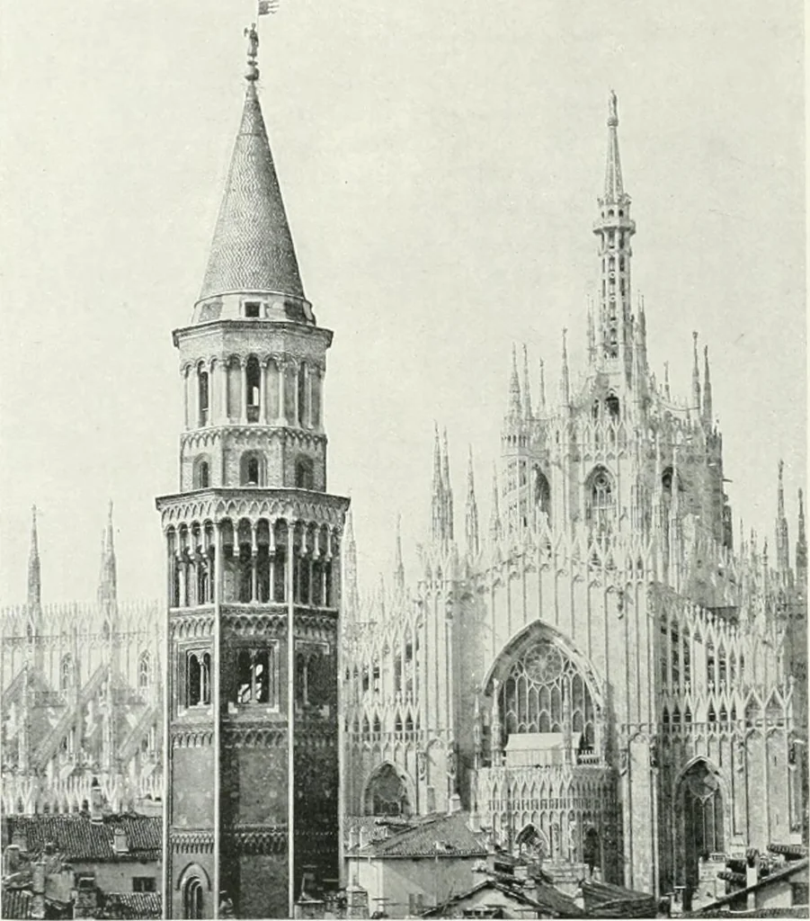 An illustration from A cyclopaedia of works of architecture in Italy, Greece, and the Levant, 1895, leaf 274