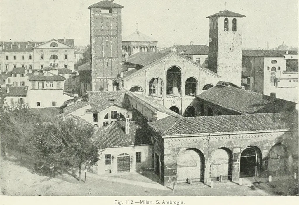 An illustration from A cyclopaedia of works of architecture in Italy, Greece, and the Levant, 1895, leaf 279
