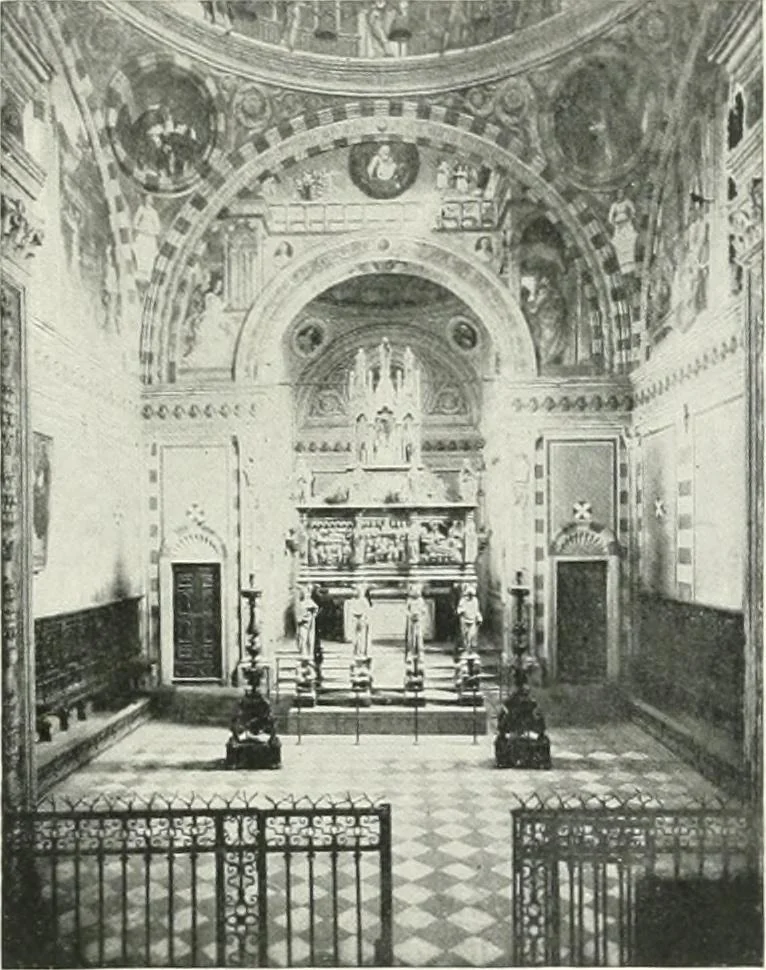 An illustration from A cyclopaedia of works of architecture in Italy, Greece, and the Levant, 1895, leaf 281