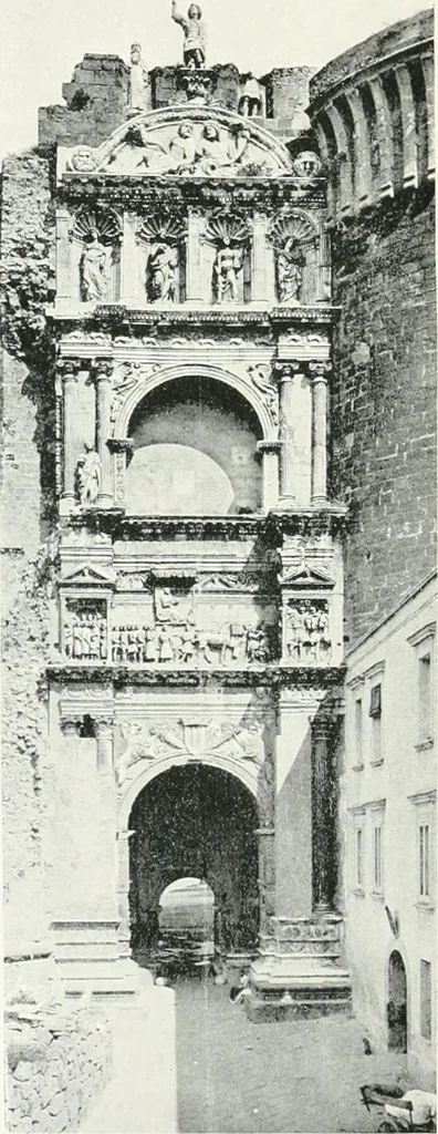 An illustration from A cyclopaedia of works of architecture in Italy, Greece, and the Levant, 1895, leaf 300