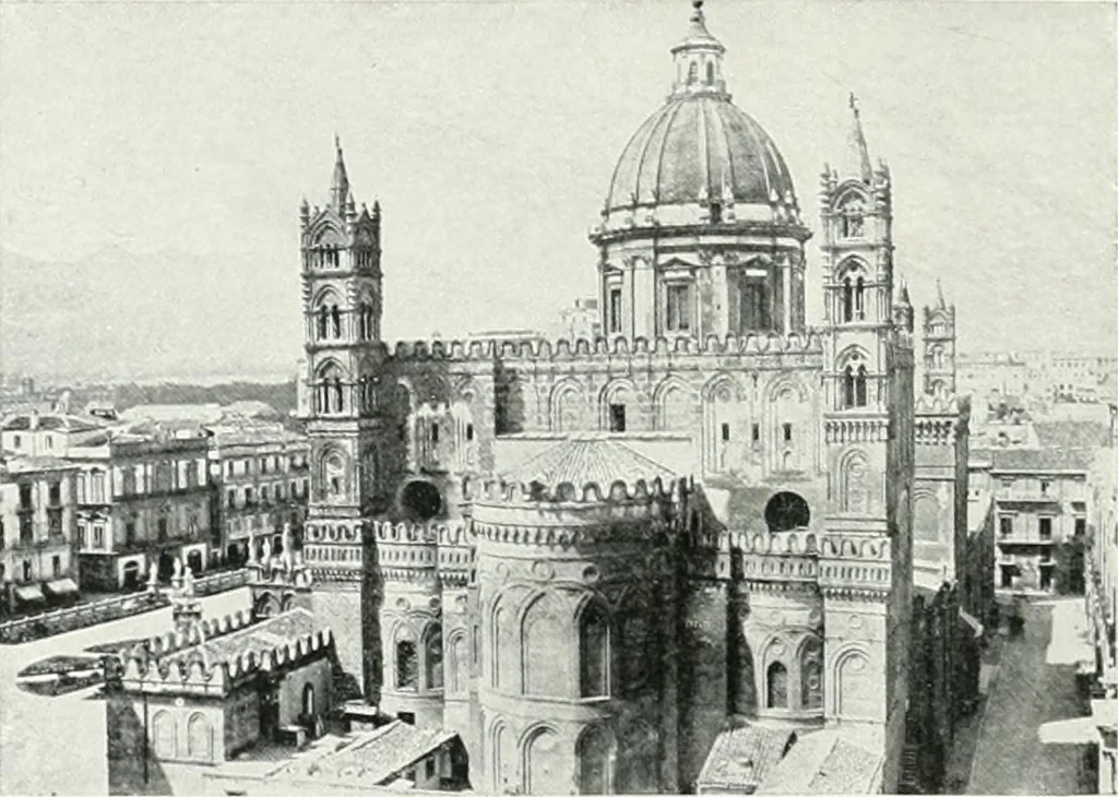 An illustration from A cyclopaedia of works of architecture in Italy, Greece, and the Levant, 1895, leaf 332