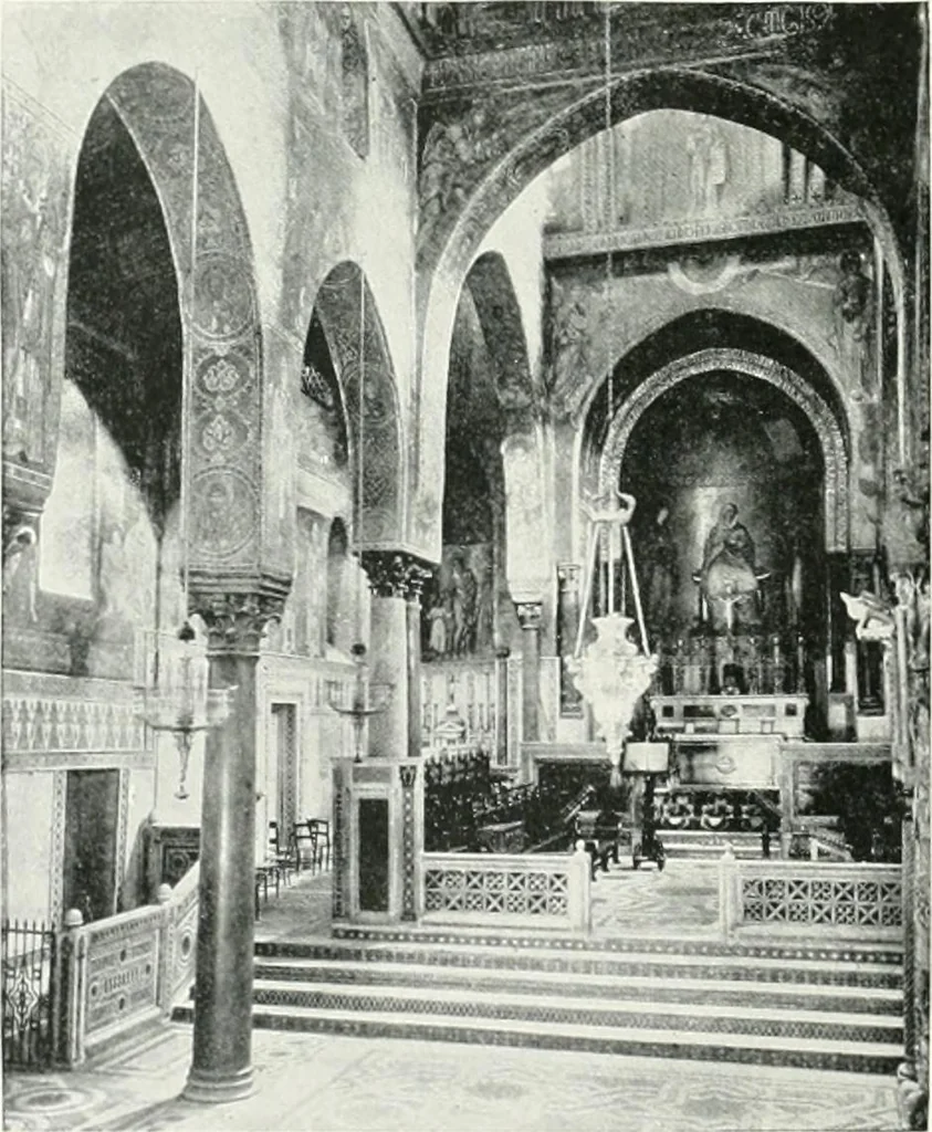 An illustration from A cyclopaedia of works of architecture in Italy, Greece, and the Levant, 1895, leaf 334