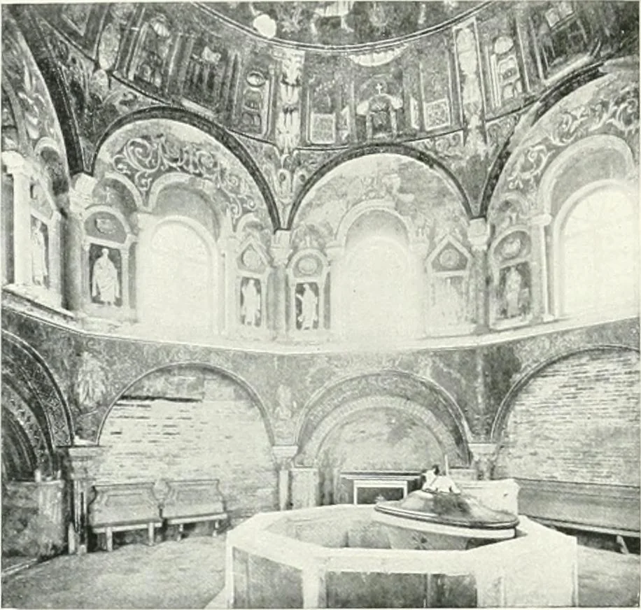 An illustration from A cyclopaedia of works of architecture in Italy, Greece, and the Levant, 1895, leaf 398