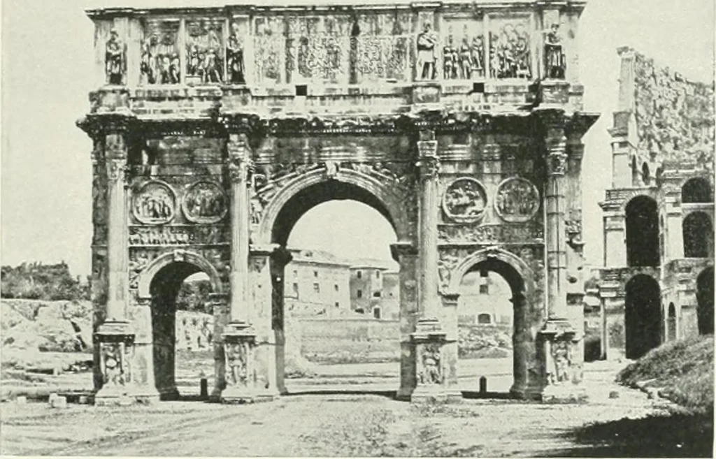 An illustration from A cyclopaedia of works of architecture in Italy, Greece, and the Levant, 1895, leaf 413