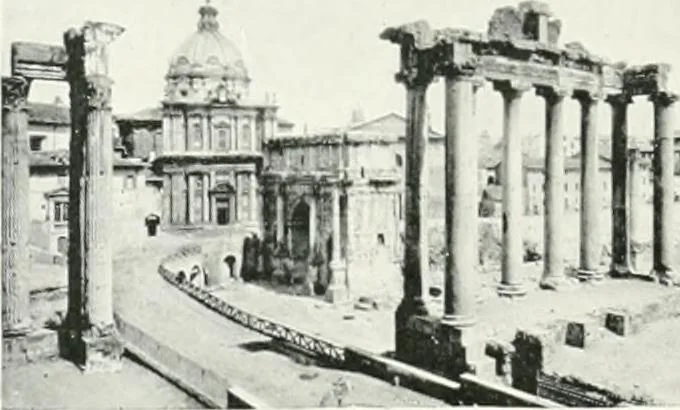 An illustration from A cyclopaedia of works of architecture in Italy, Greece, and the Levant, 1895, leaf 424