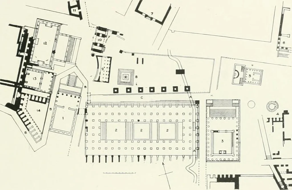 An illustration from A cyclopaedia of works of architecture in Italy, Greece, and the Levant, 1895, leaf 425