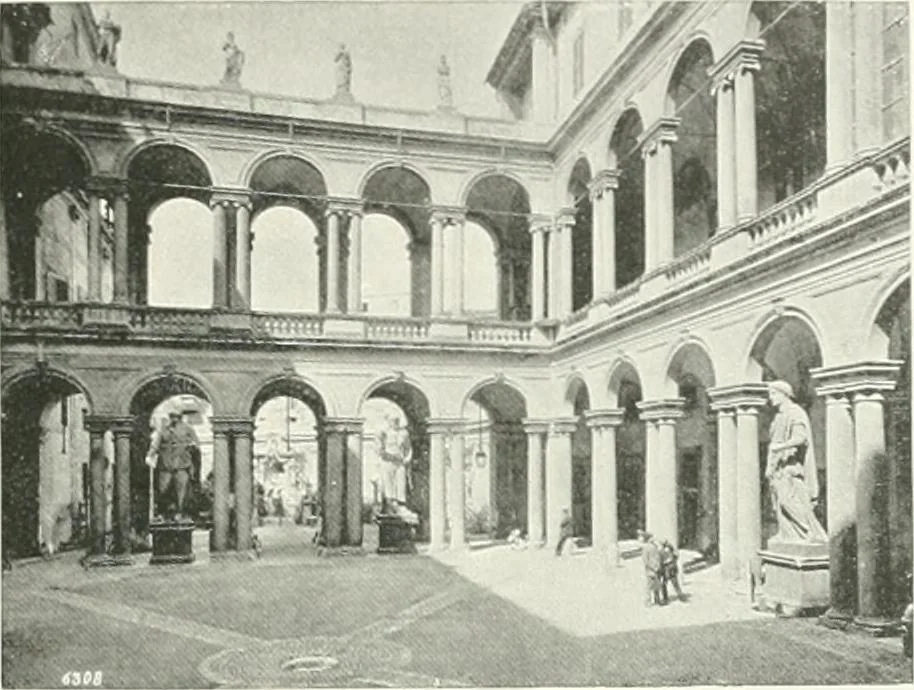 An illustration from A cyclopaedia of works of architecture in Italy, Greece, and the Levant, 1895, leaf 431