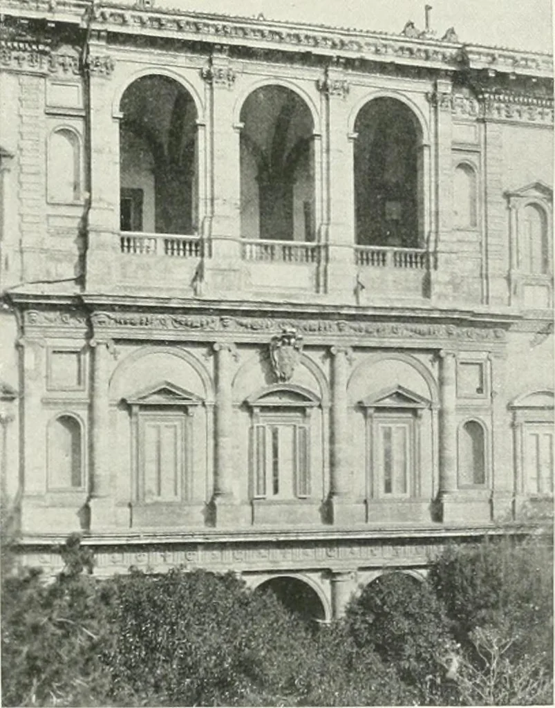 An illustration from A cyclopaedia of works of architecture in Italy, Greece, and the Levant, 1895, leaf 433