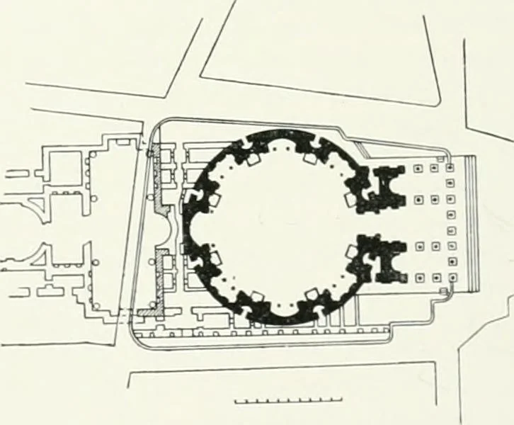 An illustration from A cyclopaedia of works of architecture in Italy, Greece, and the Levant, 1895, leaf 442