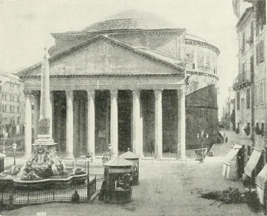 An illustration from A cyclopaedia of works of architecture in Italy, Greece, and the Levant, 1895, leaf 443