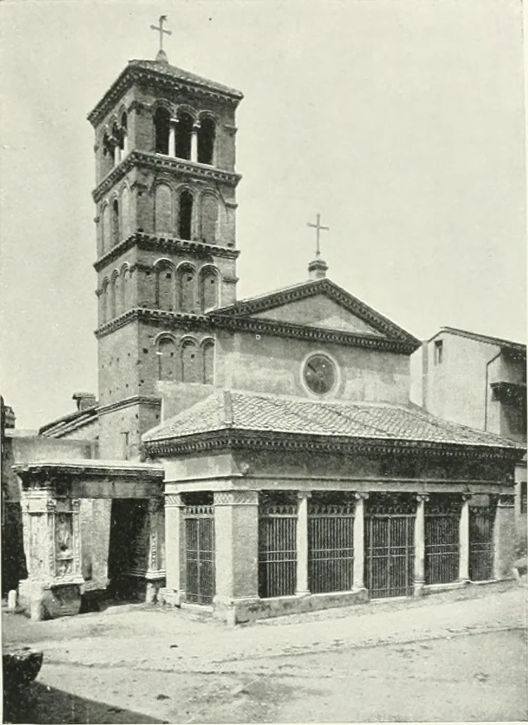 An illustration from A cyclopaedia of works of architecture in Italy, Greece, and the Levant, 1895, leaf 455