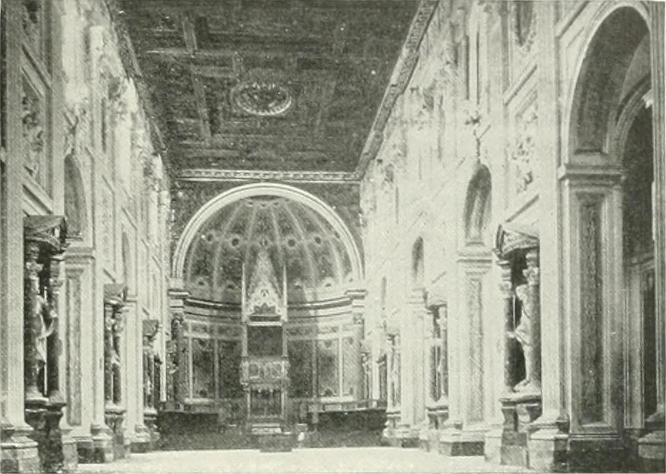 An illustration from A cyclopaedia of works of architecture in Italy, Greece, and the Levant, 1895, leaf 463