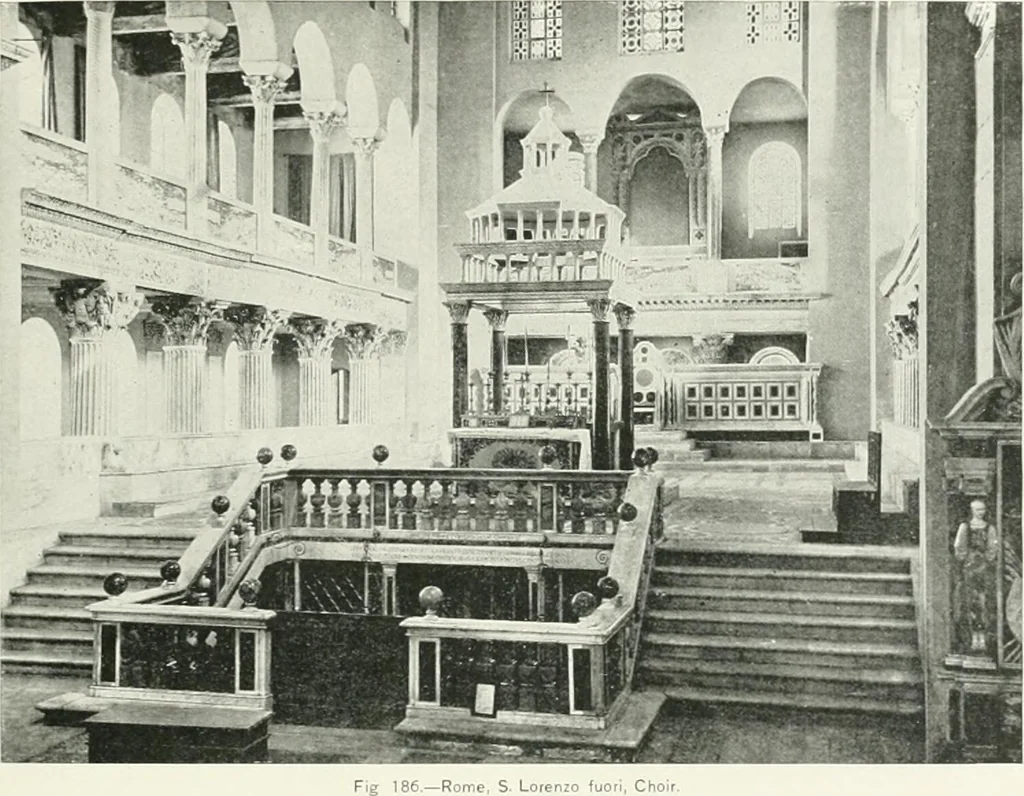 An illustration from A cyclopaedia of works of architecture in Italy, Greece, and the Levant, 1895, leaf 467