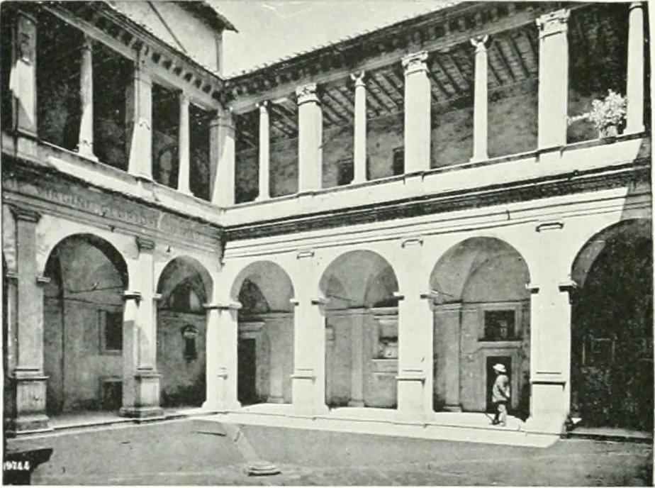 An illustration from A cyclopaedia of works of architecture in Italy, Greece, and the Levant, 1895, leaf 476