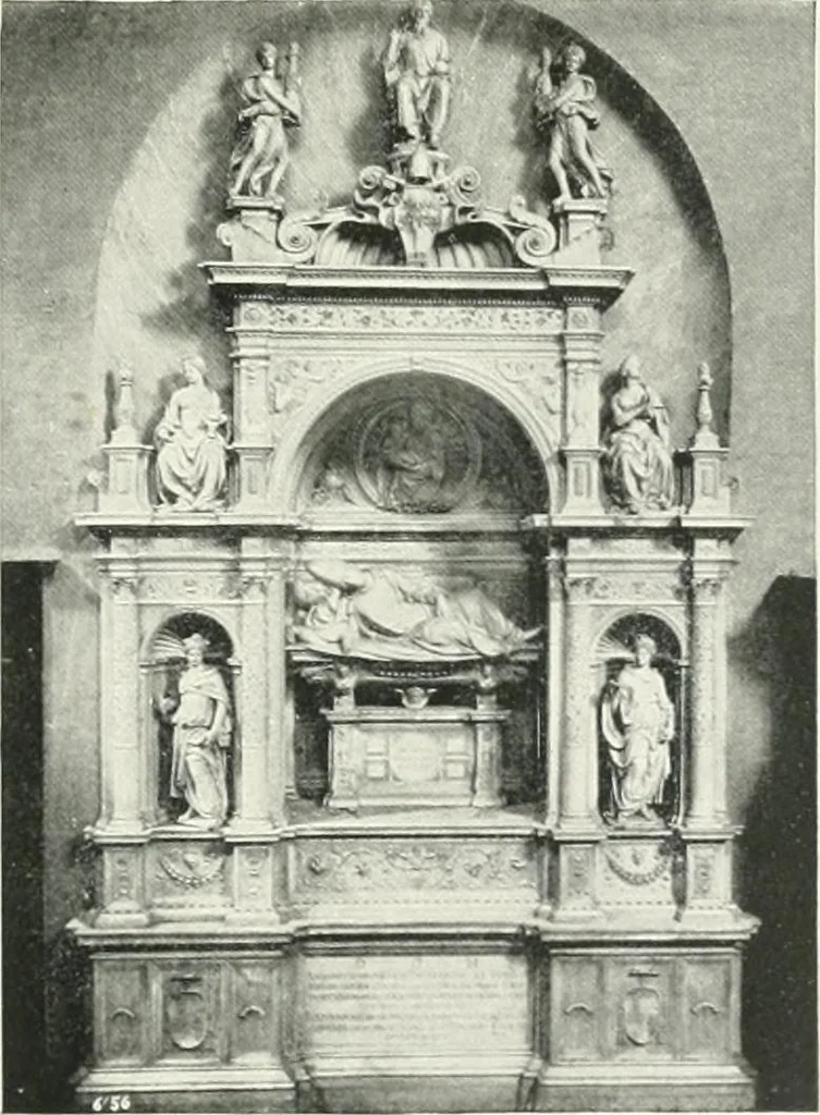 An illustration from A cyclopaedia of works of architecture in Italy, Greece, and the Levant, 1895, leaf 477
