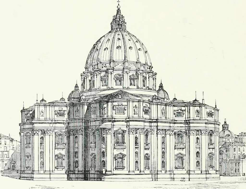 An illustration from A cyclopaedia of works of architecture in Italy, Greece, and the Levant, 1895, leaf 488