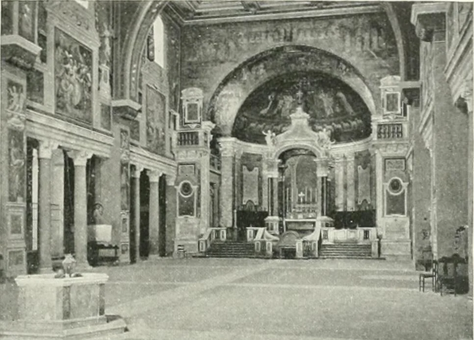 An illustration from A cyclopaedia of works of architecture in Italy, Greece, and the Levant, 1895, leaf 493