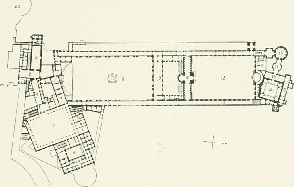 An illustration from A cyclopaedia of works of architecture in Italy, Greece, and the Levant, 1895, leaf 507