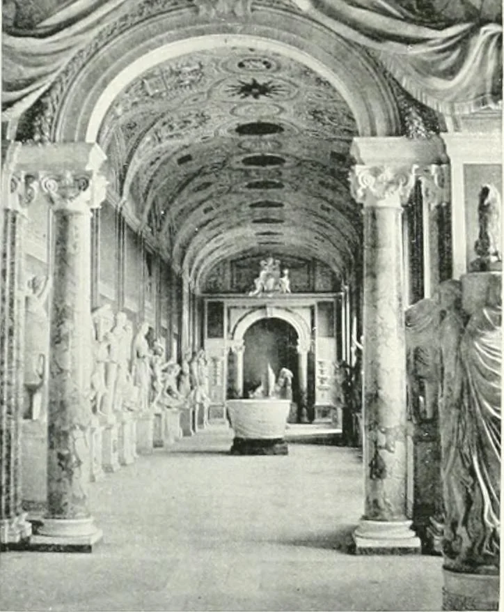 An illustration from A cyclopaedia of works of architecture in Italy, Greece, and the Levant, 1895, leaf 508