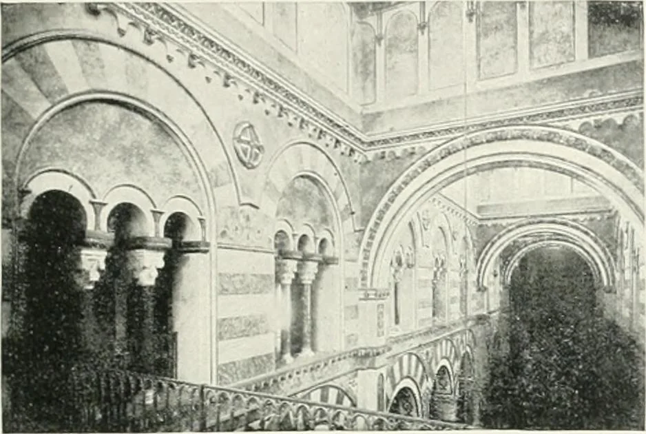 An illustration from A cyclopaedia of works of architecture in Italy, Greece, and the Levant, 1895, leaf 53