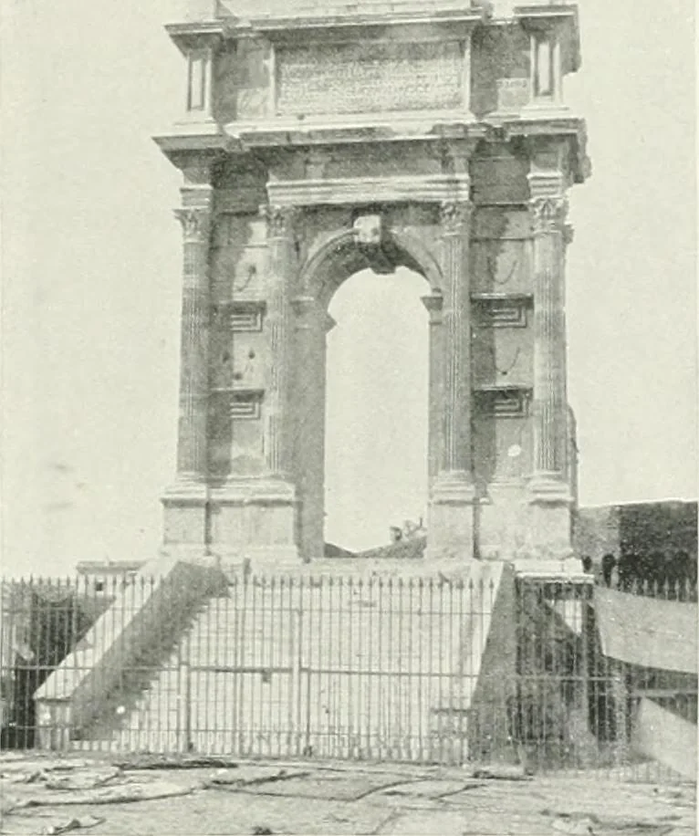 An illustration from A cyclopaedia of works of architecture in Italy, Greece, and the Levant, 1895, leaf 55