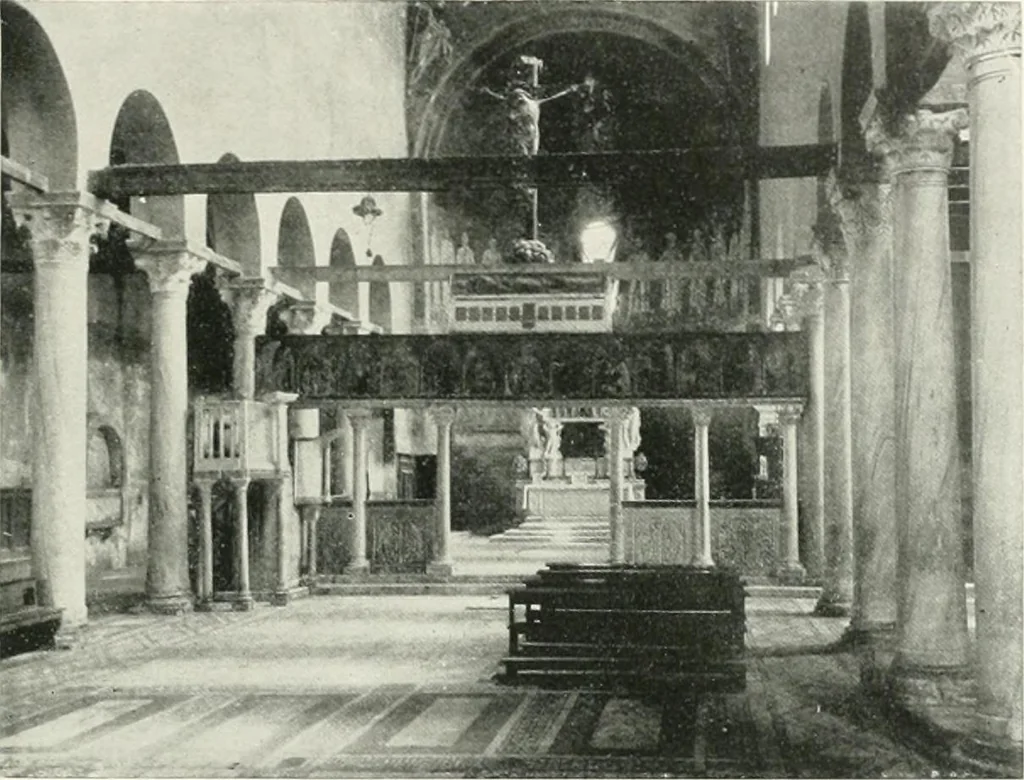 An illustration from A cyclopaedia of works of architecture in Italy, Greece, and the Levant, 1895, leaf 565