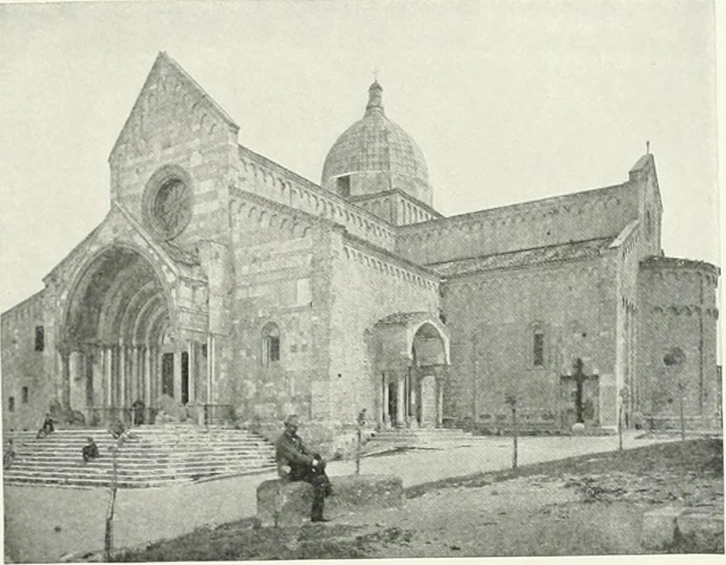 An illustration from A cyclopaedia of works of architecture in Italy, Greece, and the Levant, 1895, leaf 57