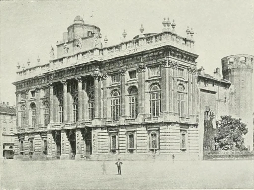 An illustration from A cyclopaedia of works of architecture in Italy, Greece, and the Levant, 1895, leaf 575