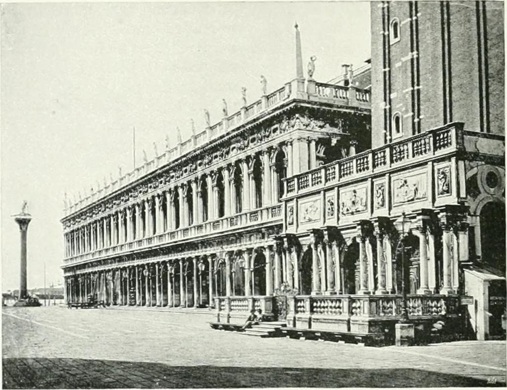 An illustration from A cyclopaedia of works of architecture in Italy, Greece, and the Levant, 1895, leaf 582