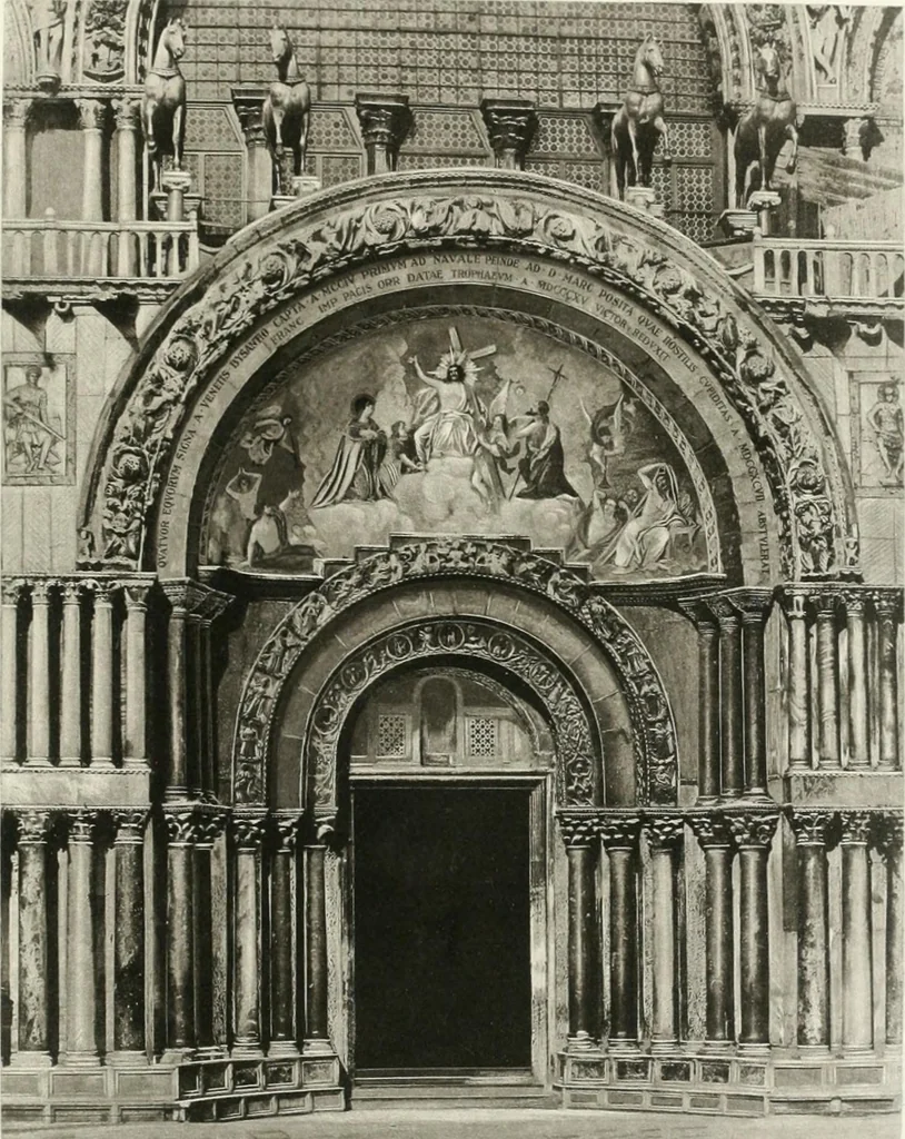 An illustration from A cyclopaedia of works of architecture in Italy, Greece, and the Levant, 1895, leaf 599