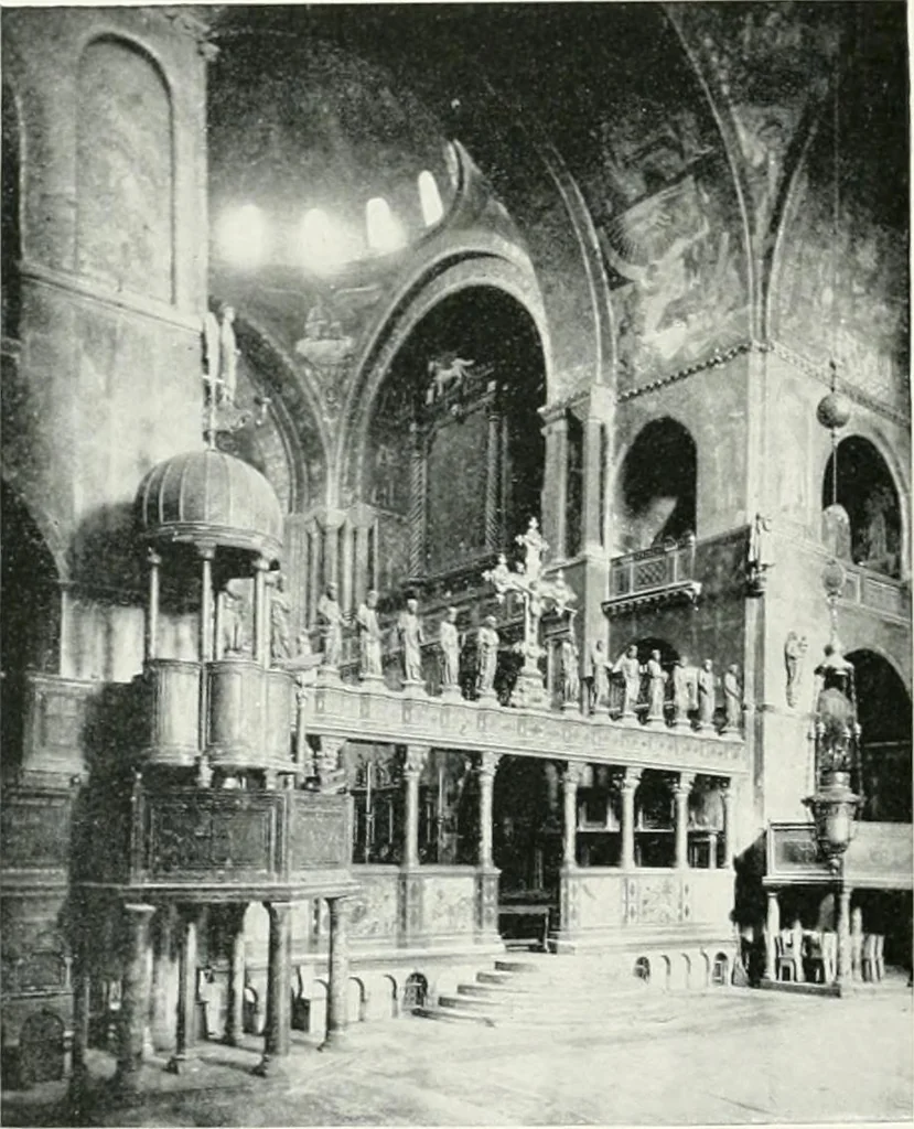 An illustration from A cyclopaedia of works of architecture in Italy, Greece, and the Levant, 1895, leaf 608