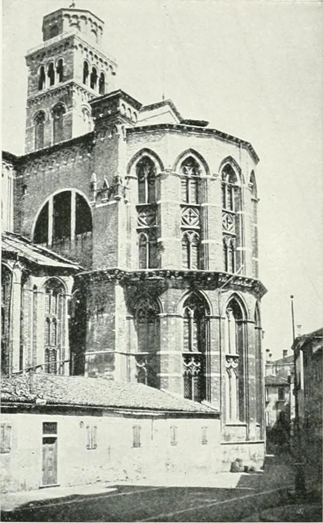 An illustration from A cyclopaedia of works of architecture in Italy, Greece, and the Levant, 1895, leaf 610