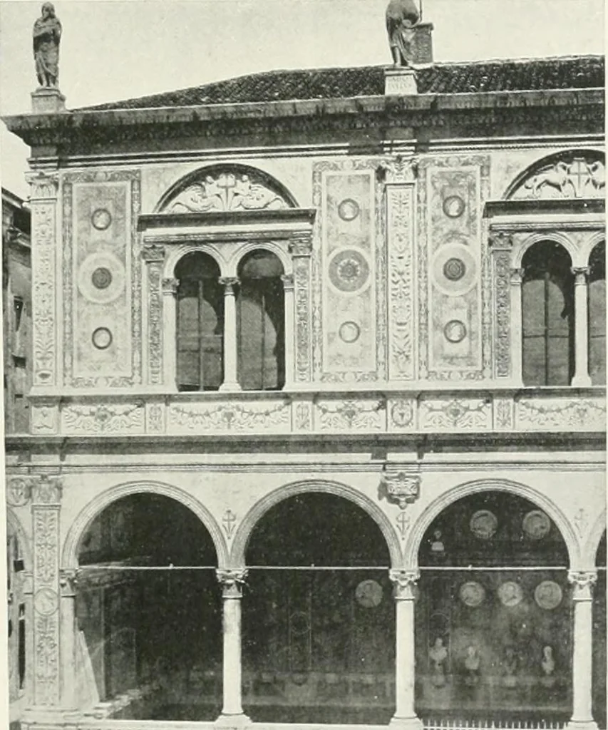 An illustration from A cyclopaedia of works of architecture in Italy, Greece, and the Levant, 1895, leaf 621