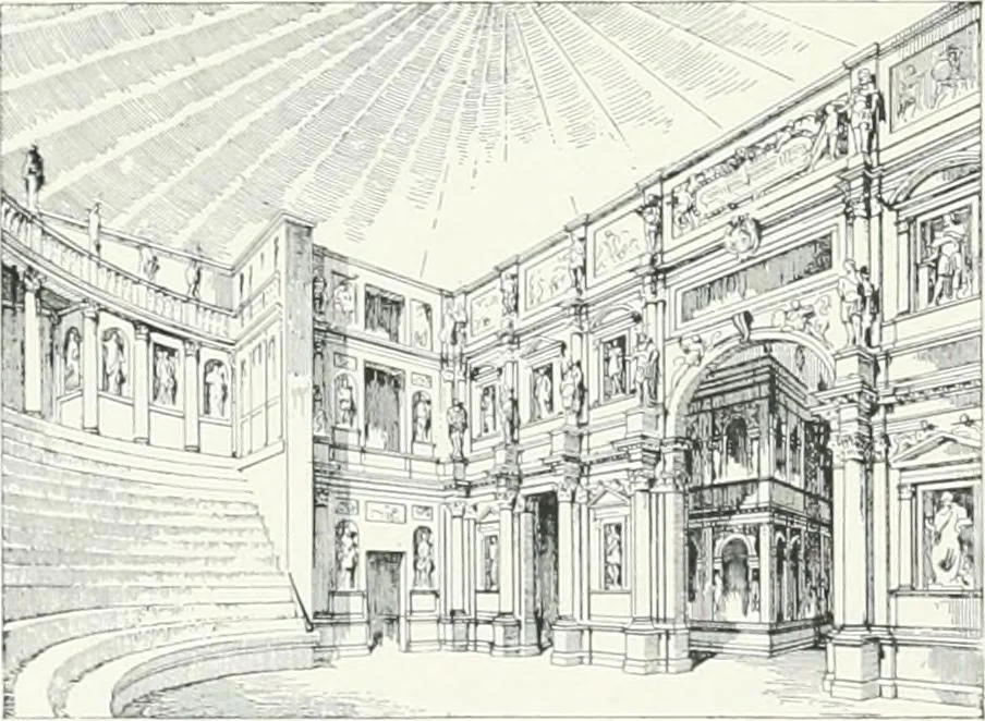 An illustration from A cyclopaedia of works of architecture in Italy, Greece, and the Levant, 1895, leaf 628