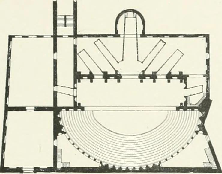 An illustration from A cyclopaedia of works of architecture in Italy, Greece, and the Levant, 1895, leaf 629