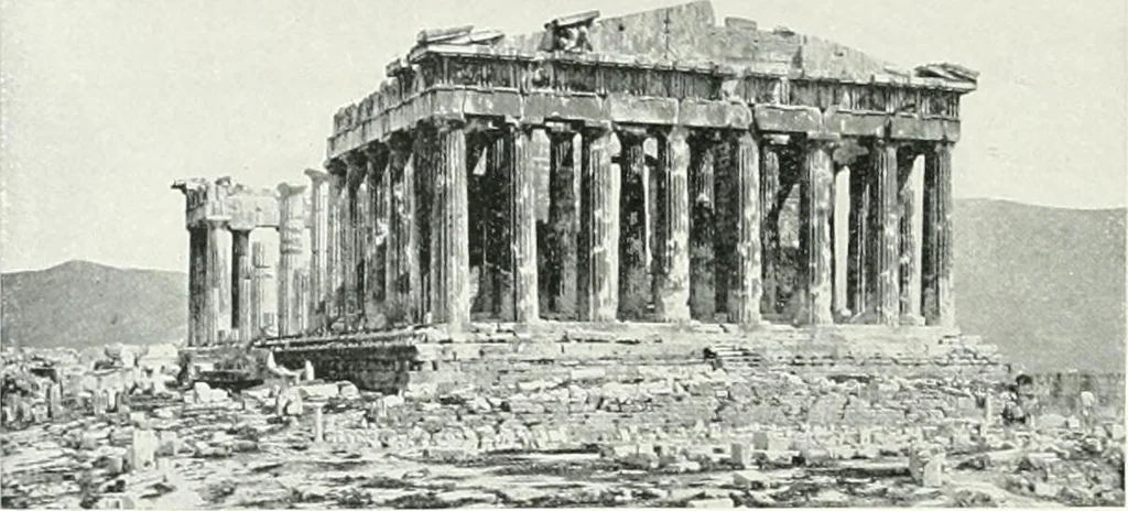 An illustration from A cyclopaedia of works of architecture in Italy, Greece, and the Levant, 1895, leaf 82