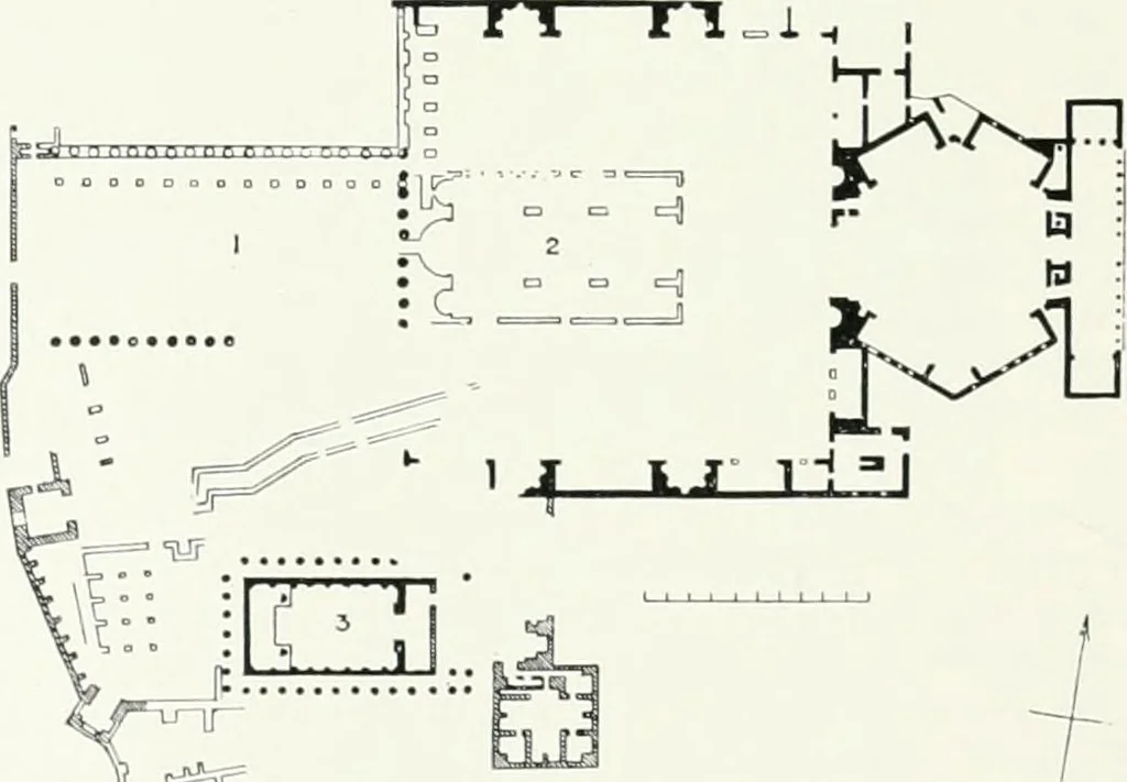An illustration from A cyclopaedia of works of architecture in Italy, Greece, and the Levant, 1895, leaf 90