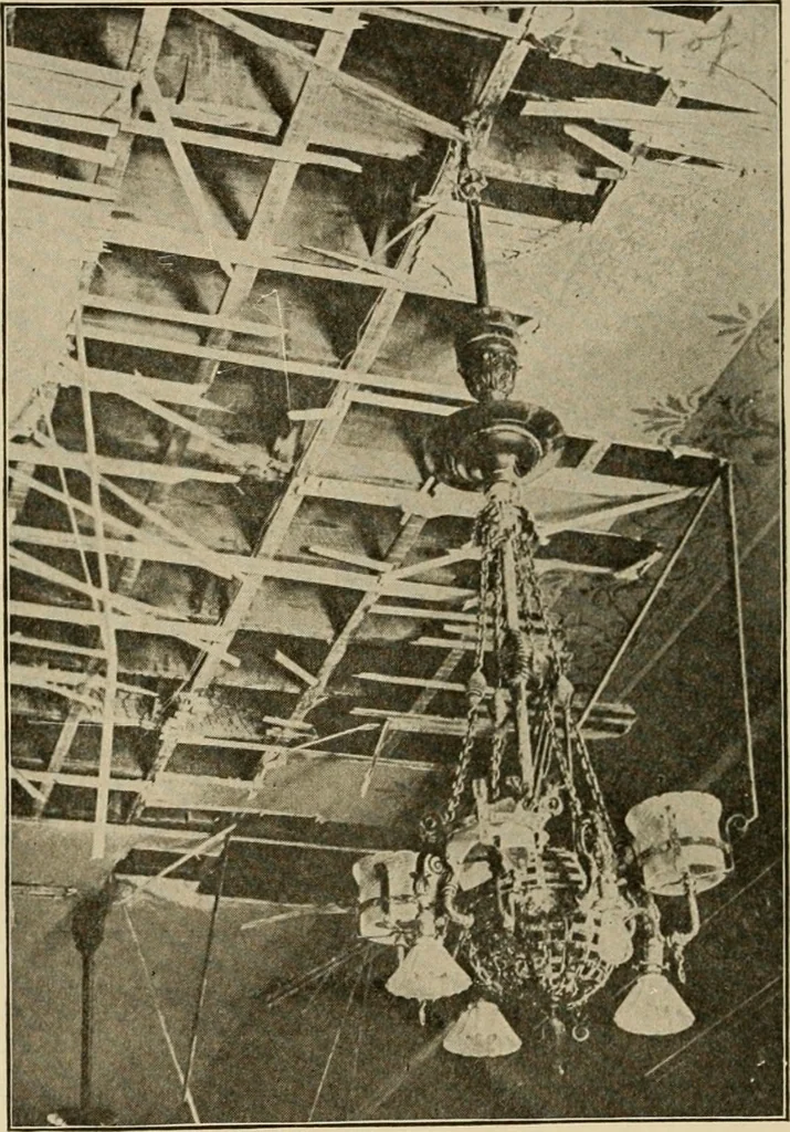 An illustration from Cyclopedia of applied electricity : a general reference work on direct-current generators and motors, storage batteries, electrochemistry, welding, electric wiring, meters, electric lighting, electric railways, power stations, switchboards, power transmission, alternating-current machinery, telegraphy, etc., 1916, leaf 152